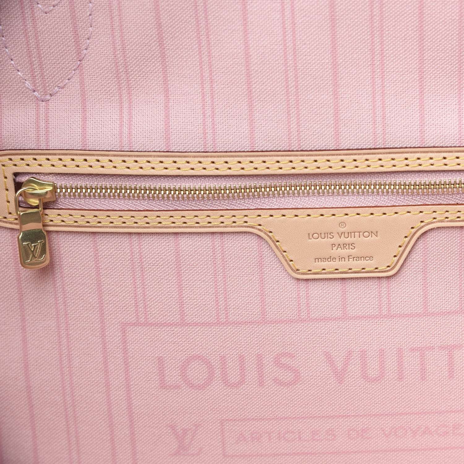 Louis Vuitton Damier Azur Neo Neverfull MM Rose Ballerine 5 of 8