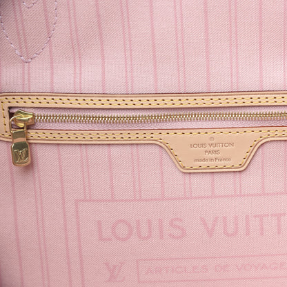Louis Vuitton Damier Azur Neo Neverfull MM Rose Ballerine 5 of 8