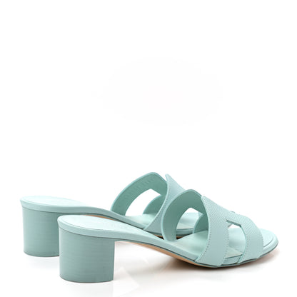 Hermes Epsom Oasis Sandals 39 Vert Embrun 4 of 9