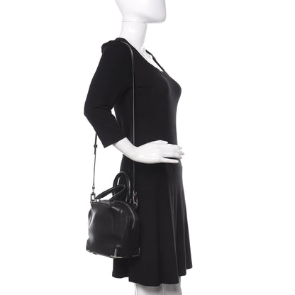 Alexander Wang Pebbled Calfskin Mini Emile Black Silver Hardware 2 of 10