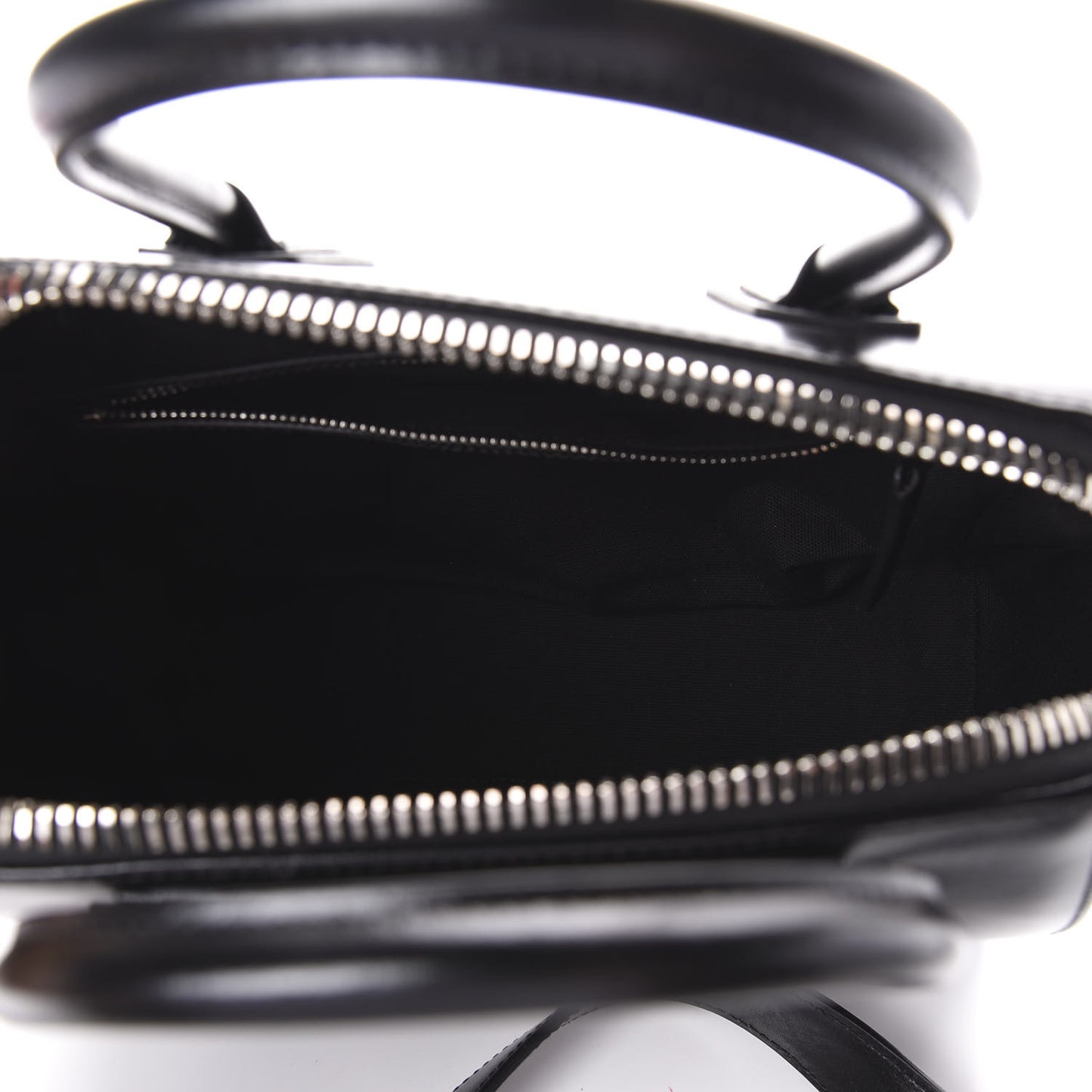 Shiny Lord Calfskin Small Antigona Black