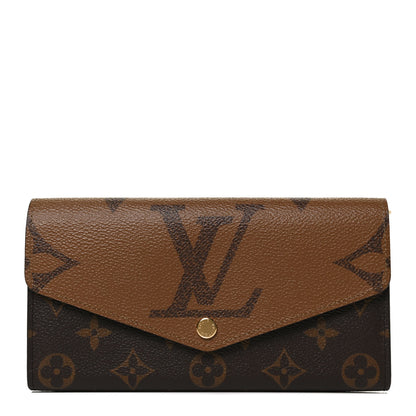 Louis Vuitton Reverse Monogram Giant Sarah Wallet 1 of 9