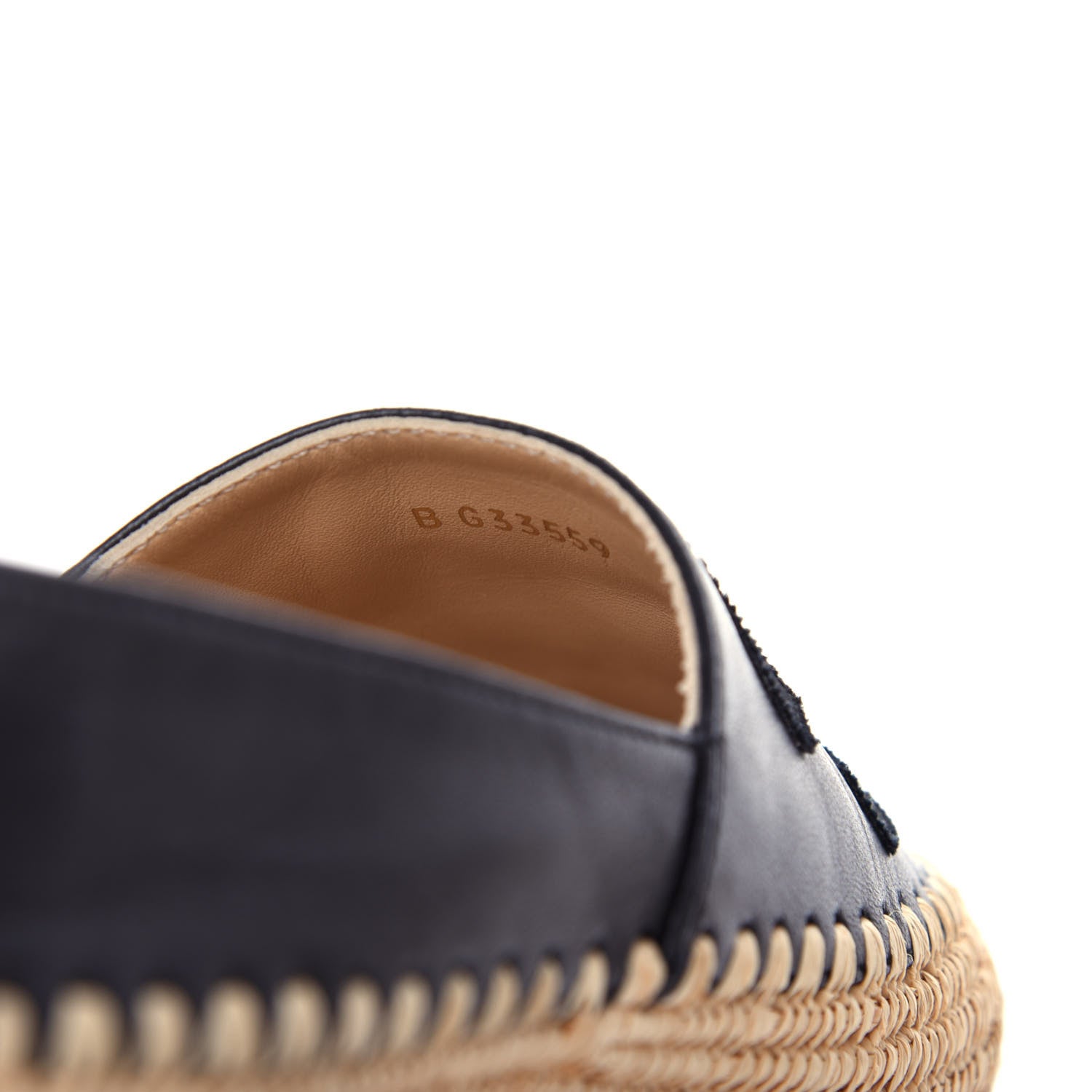 Chanel Lambskin Grosgrain CC Espadrilles 38 Black 10 of 11