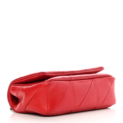 Saint Laurent Lambskin Patchwork Monogram Small Jamie Red 4 of 13