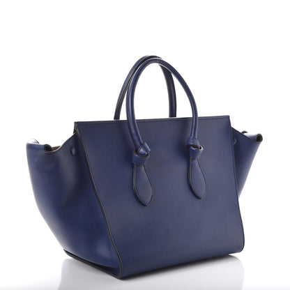 Celine Smooth Calfskin Small Tie Knot Tote Dark Indigo 3 of 23