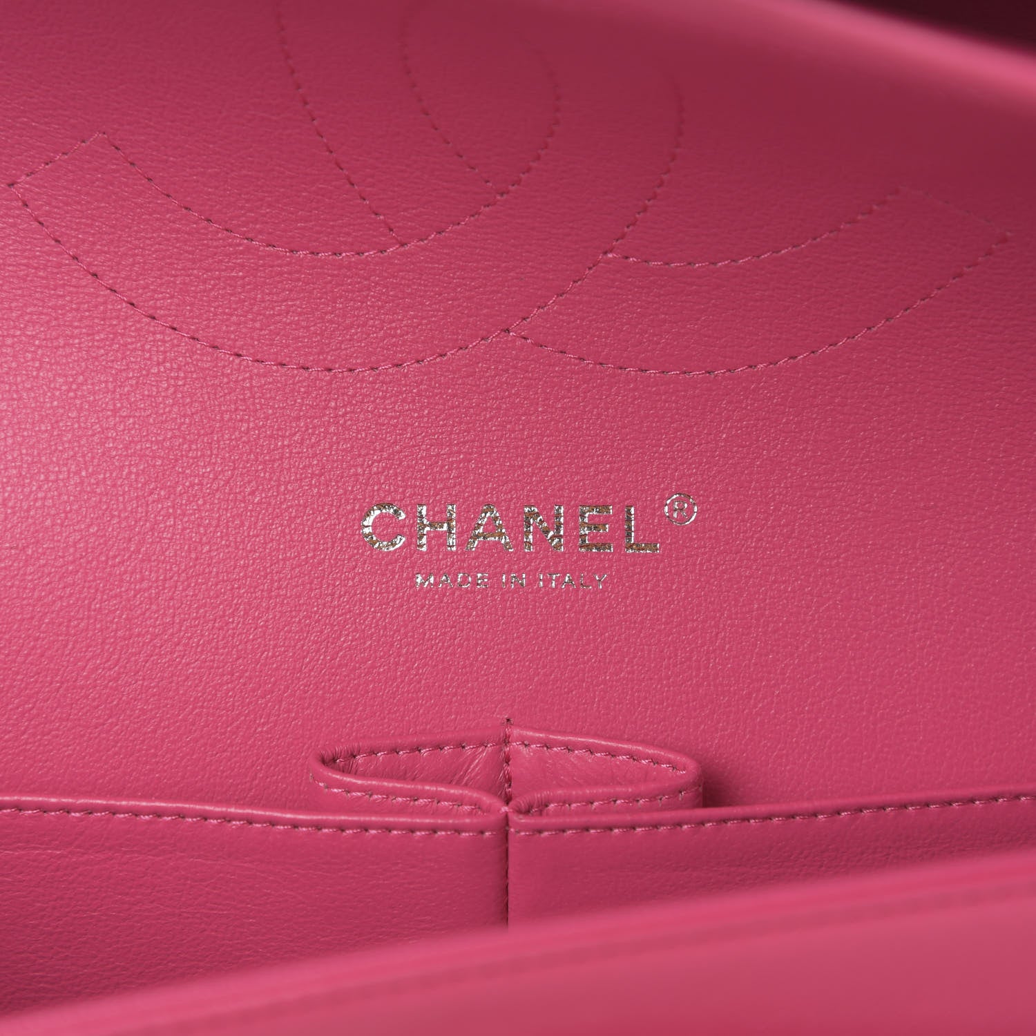 Chanel Lambskin Quilted Jumbo Double Flap Dark Pink 7 of 14