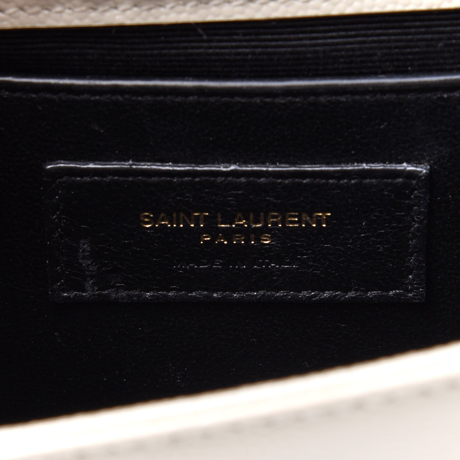 Saint Laurent Grain De Poudre Small Monogram Kate Satchel Crema Soft 6 of 12