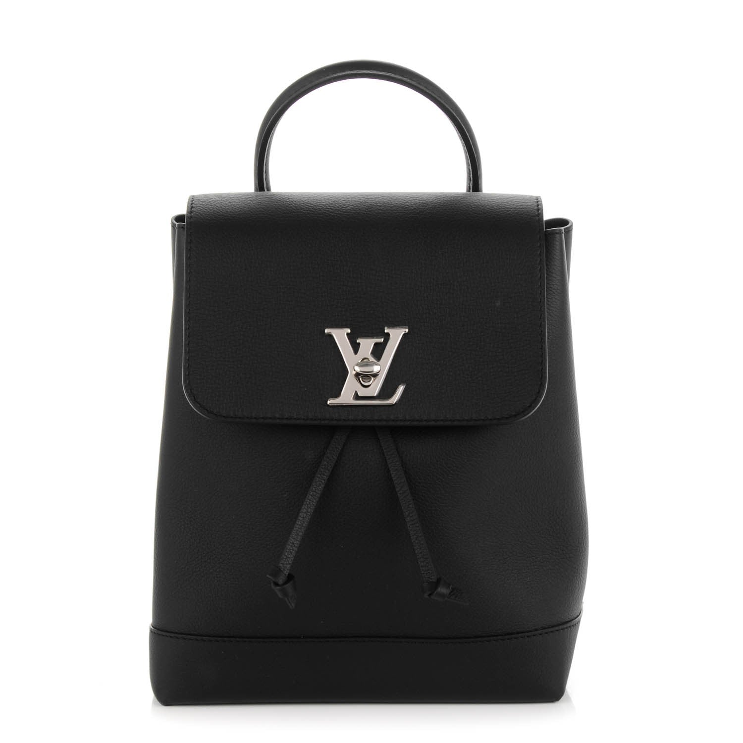 Louis Vuitton Calfskin Lockme Backpack Black 1 of 7