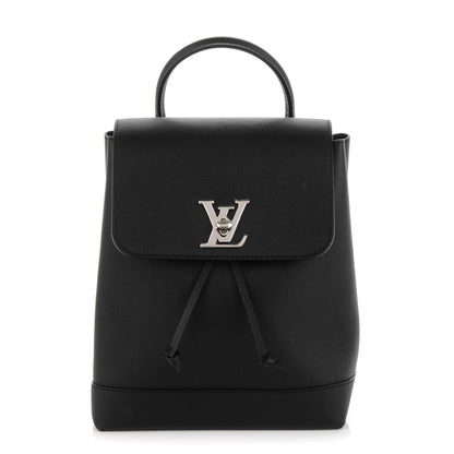Louis Vuitton Calfskin Lockme Backpack Black 1 of 7
