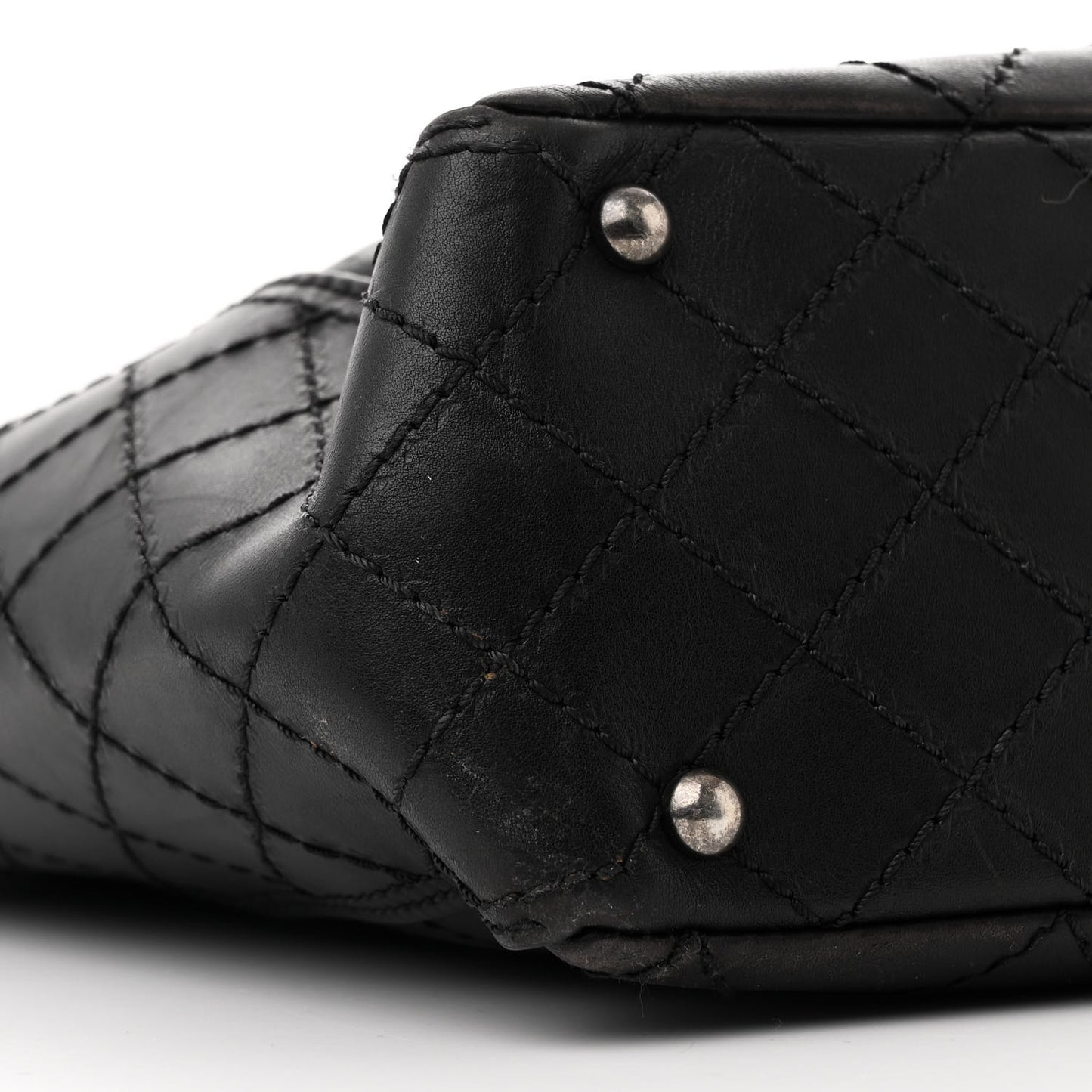 Calfskin CC Pocket Hobo Black