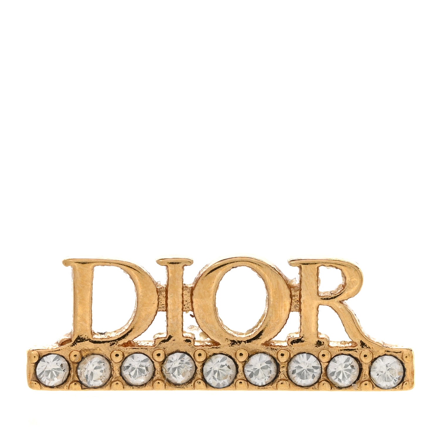 Christian Dior Crystal Dio(r)evolution Earrings Gold 4 of 5