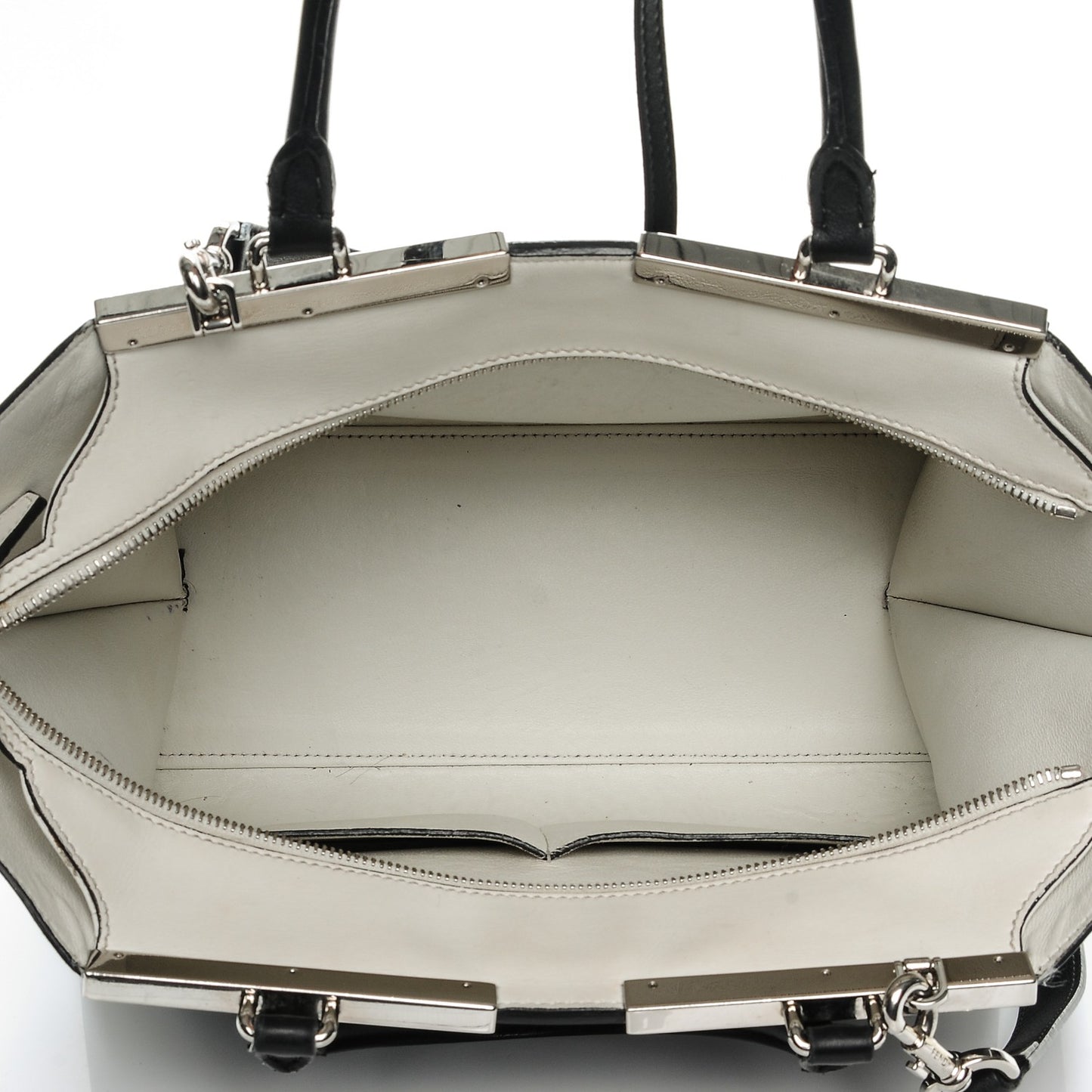 Vitello Dolce Shiny Nappa Petite 3Jours Tote Black