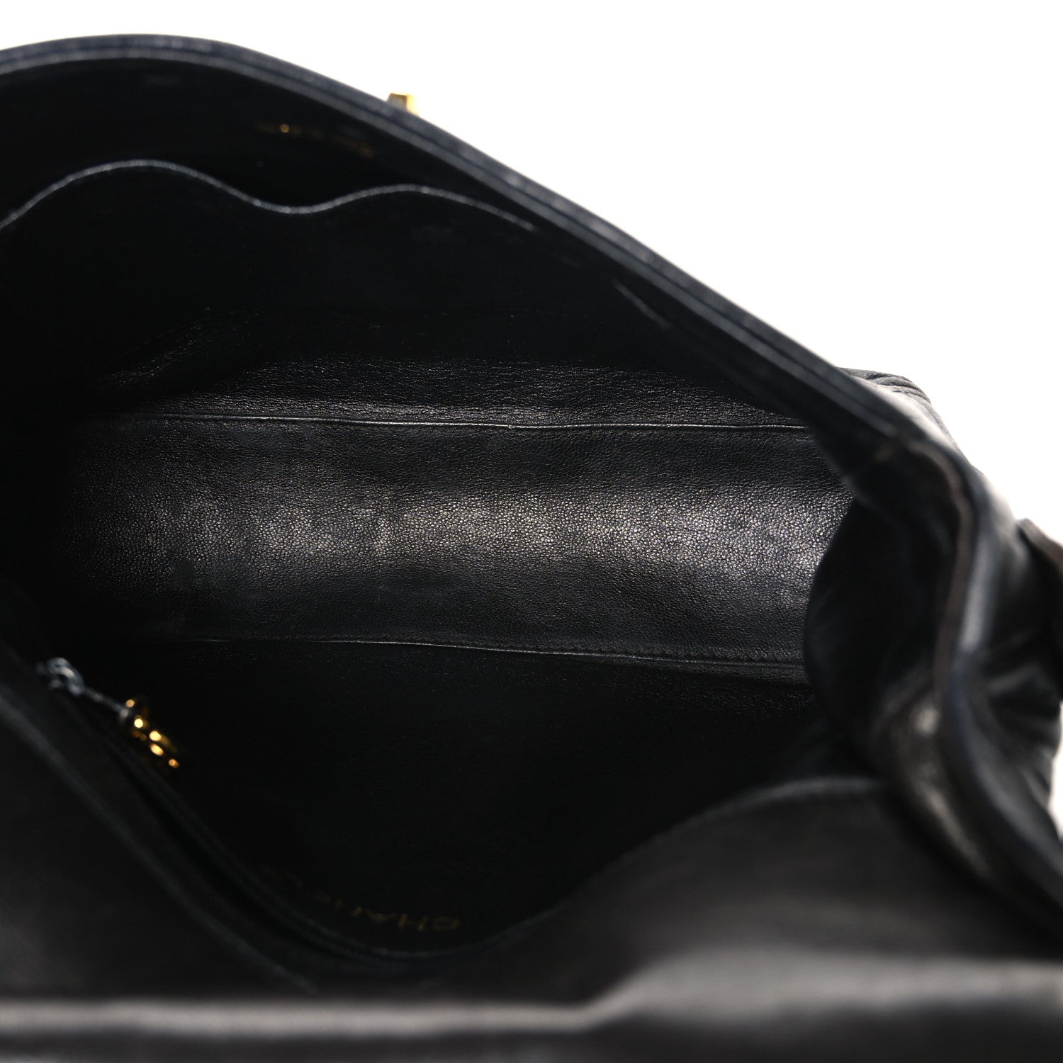 Chanel Lambskin Quilted Flap Shoulder Bag Black 4 of 10