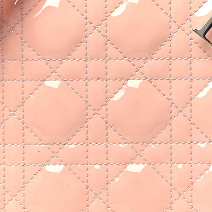 Christian Dior Patent Cannage Medium Lady Dior Light Pink 8 of 10