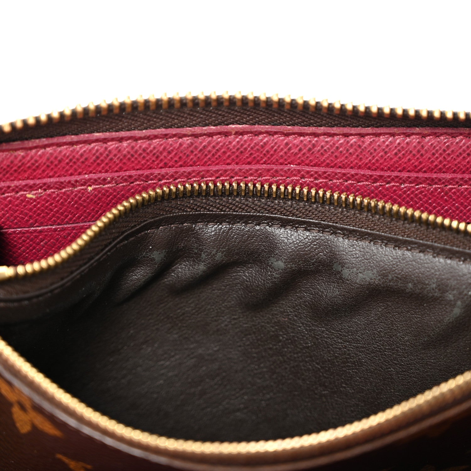 Louis Vuitton Monogram Clemence Wallet Fuchsia 7 of 9