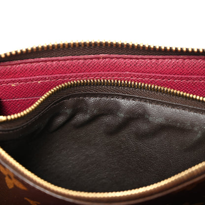 Louis Vuitton Monogram Clemence Wallet Fuchsia 7 of 9
