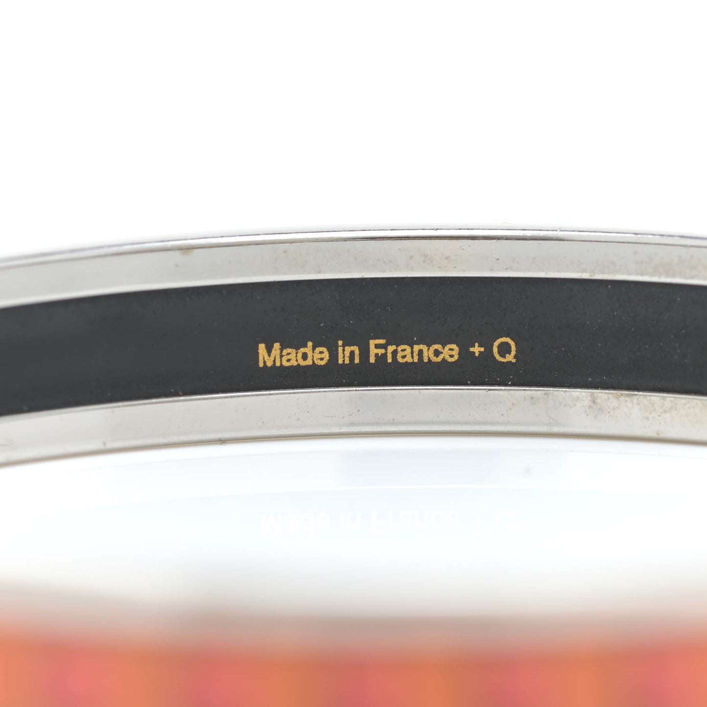 Enamel Printed Colliers de Chiens Narrow Bracelet 70 Sables