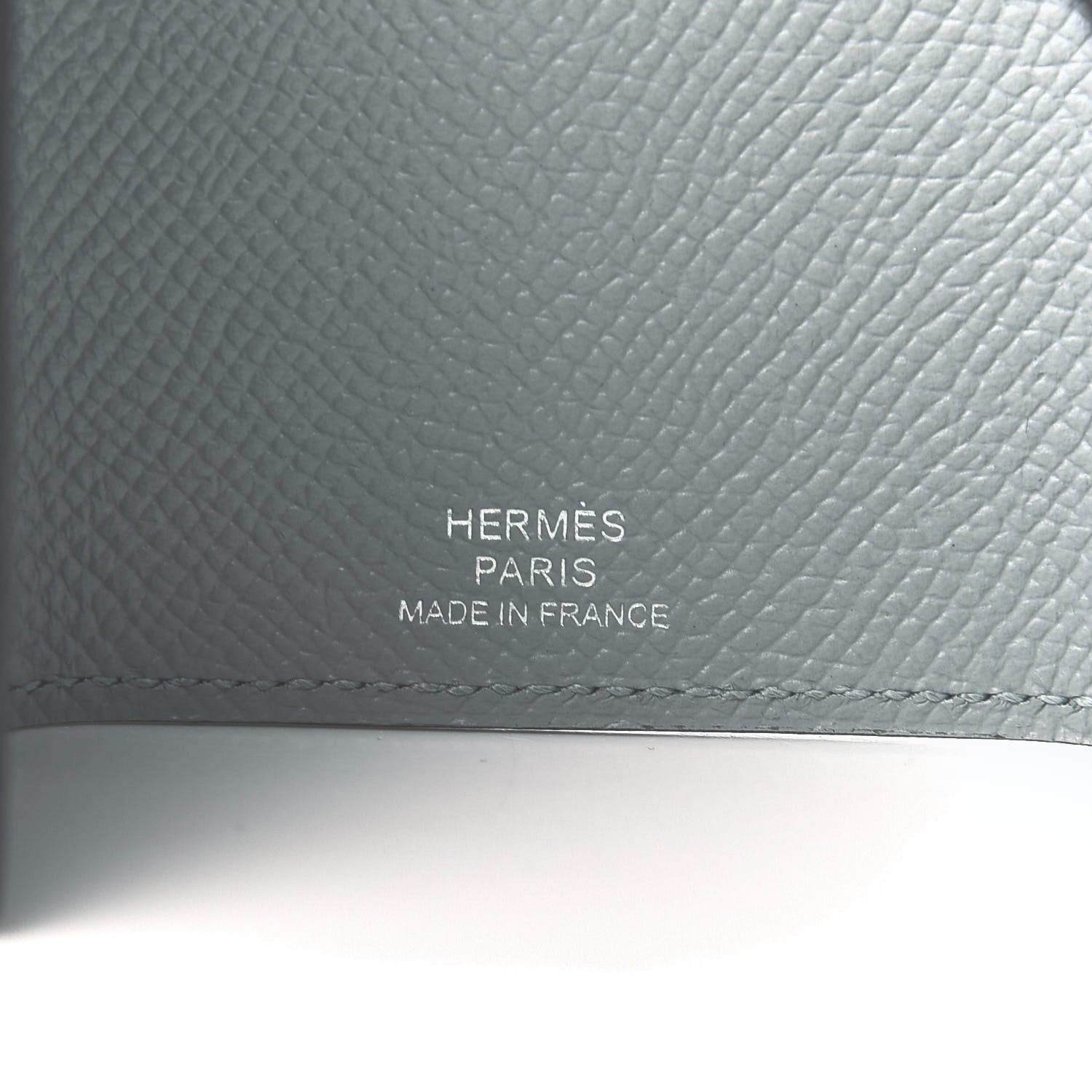 Hermes Epsom Bearn Multicles 4 Key Holder Bleu Glacier 6 of 7