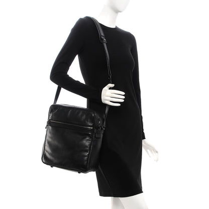 Louis Vuitton Calfskin Monogram Messenger Black 2 of 14