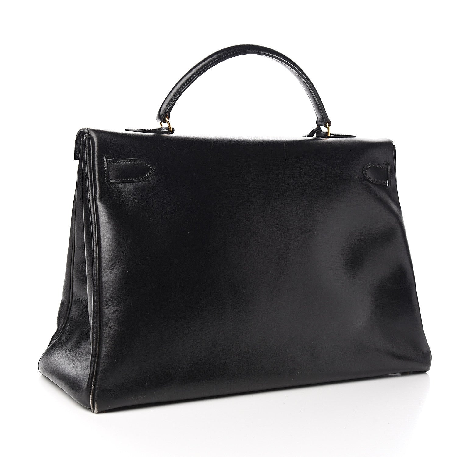 Hermes Box Kelly Retourne 40 Black 2 of 15