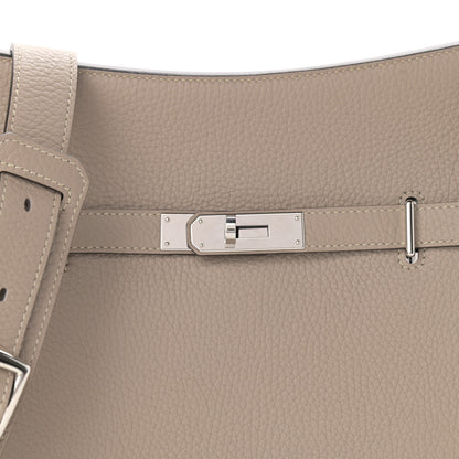 Hermes Taurillon Clemence Jypsiere 28 Gris Tourterelle 8 of 11