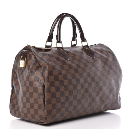 Louis Vuitton Damier Ebene Speedy 35 3 of 17
