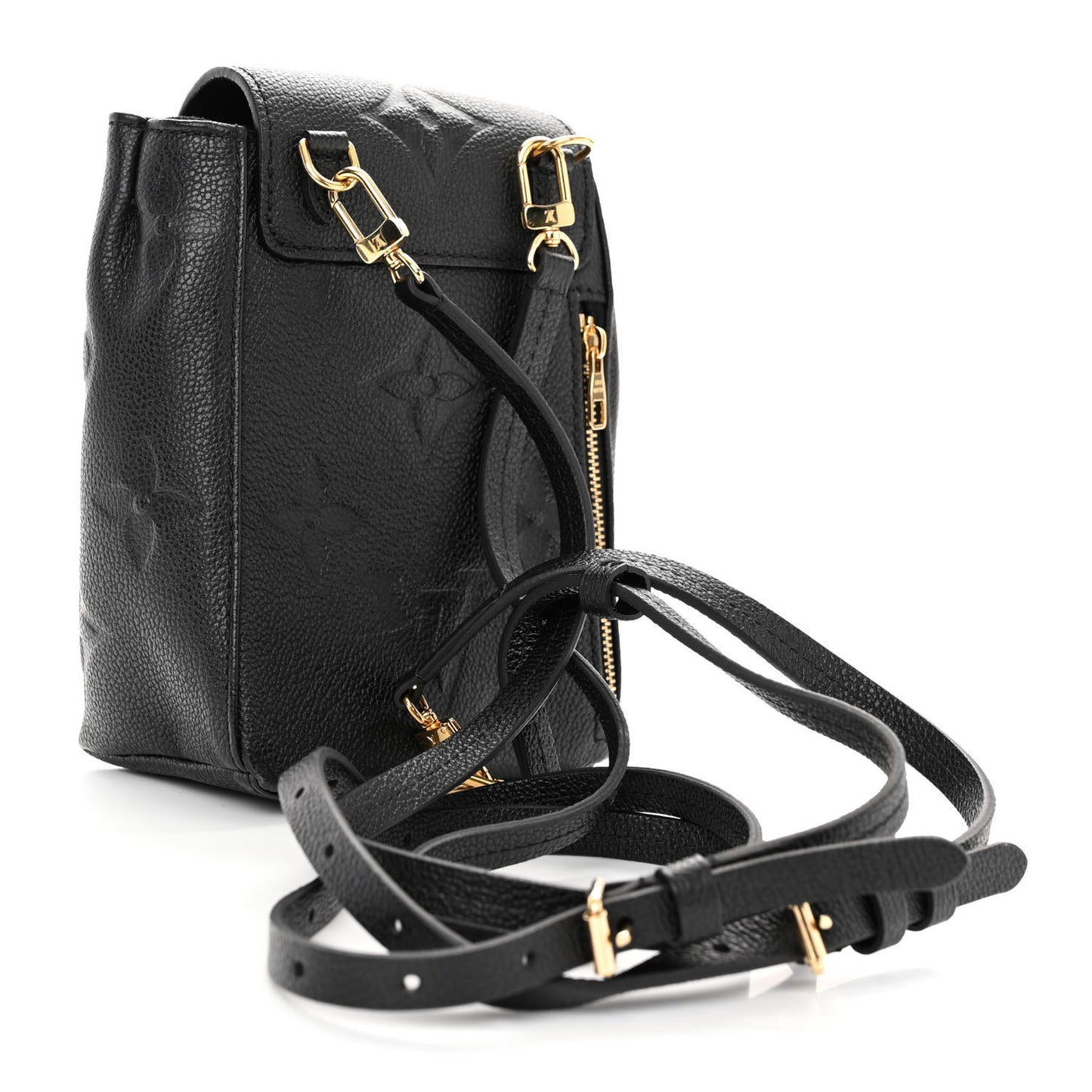 Empreinte Monogram Giant Tiny Backpack Black