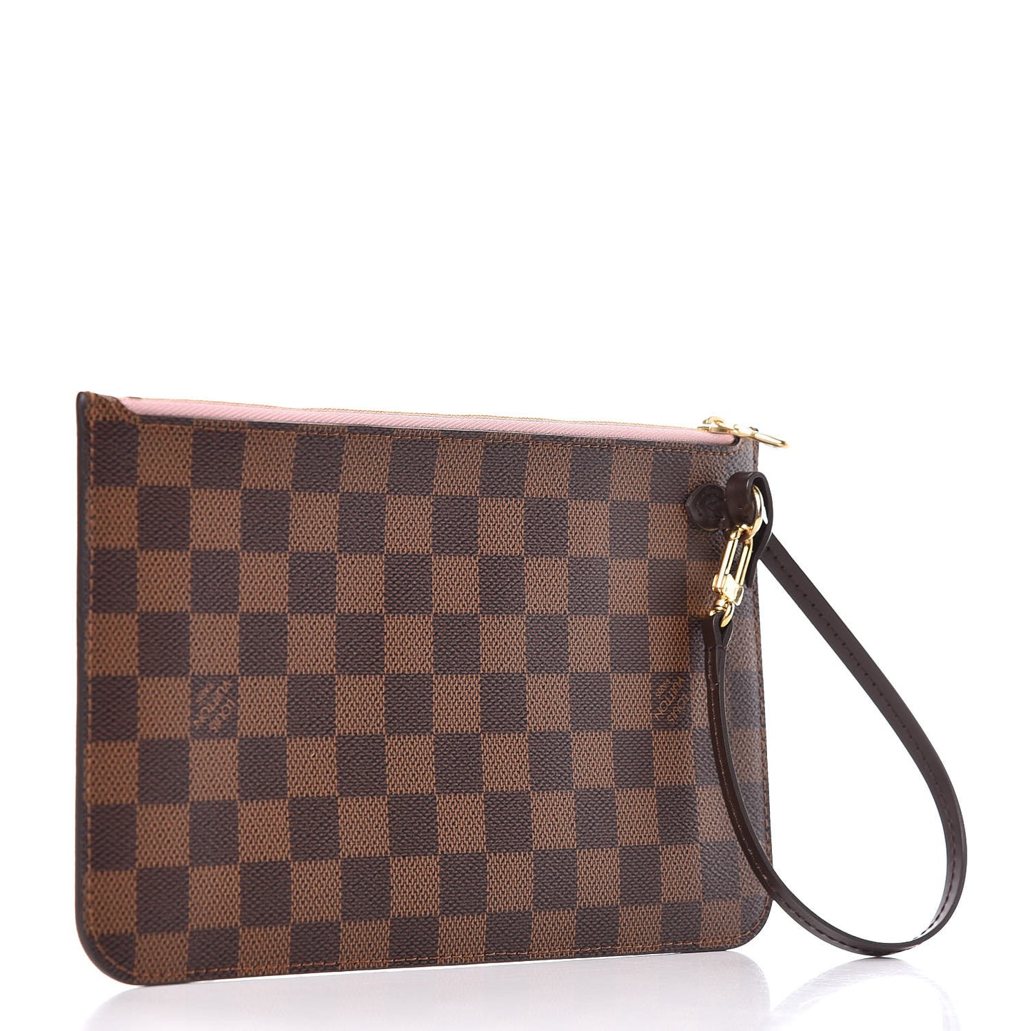 Damier Ebene Neverfull MM GM Pochette Rose Ballerine