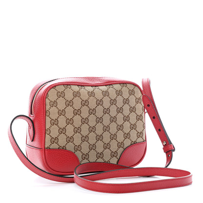 Gucci Monogram Mini Bree Messenger Bag Red 3 of 9