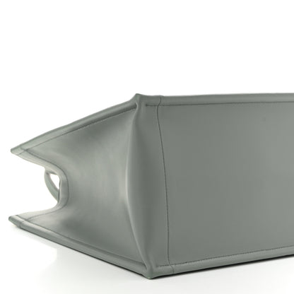 Christian Dior Calfskin Macrocannage Medium Book Tote Grey 9 of 10