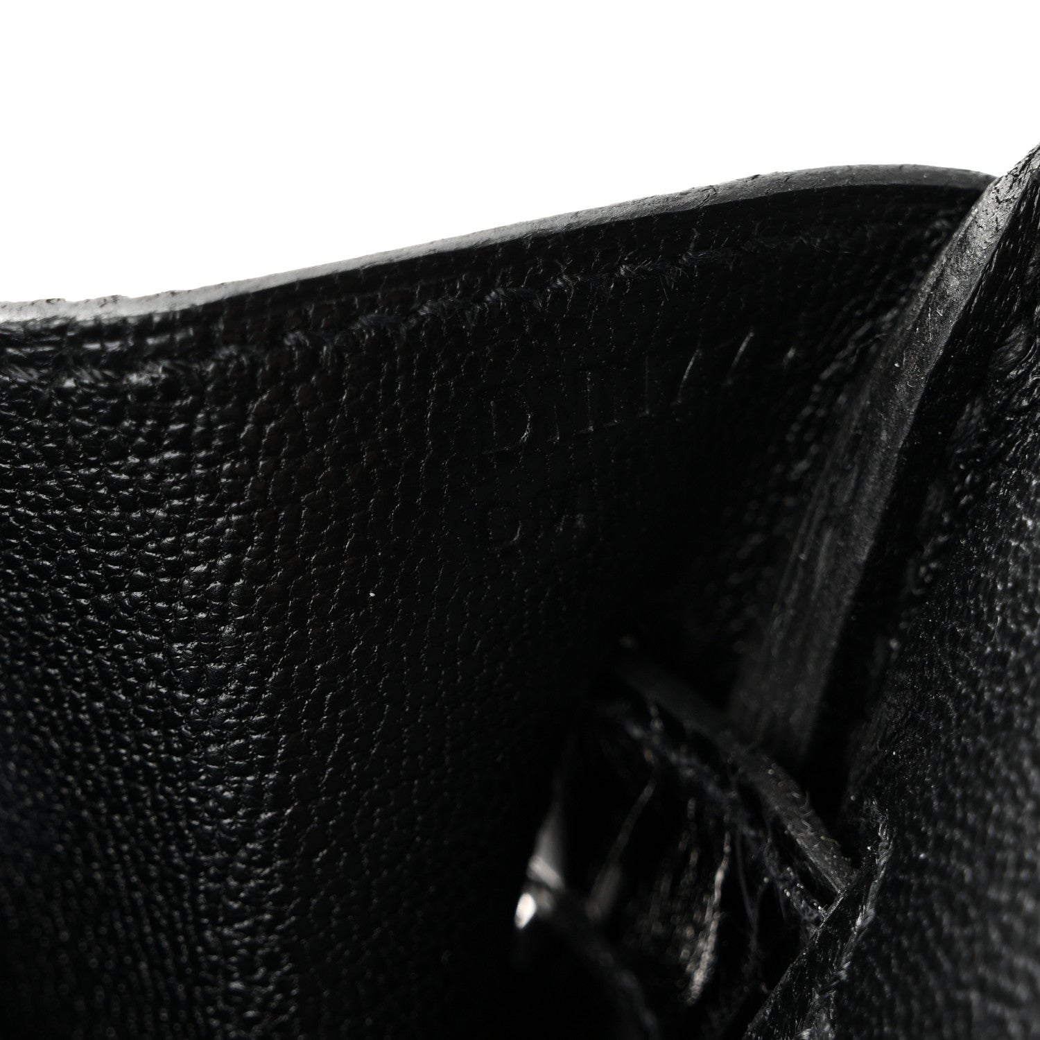 Hermes Togo Shiny Niloticus Crocodile Birkin Touch 30 Black 7 of 12