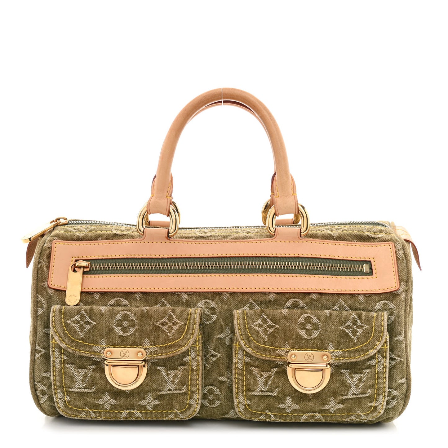 Monogram Denim Neo Speedy Lichen