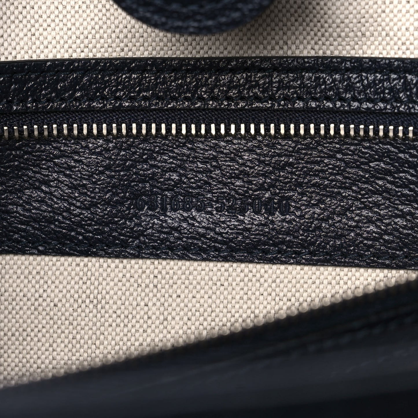 GG Supreme Monogram Textured Calfskin Web Medium Ophidia Shopping Tote Beige Blue