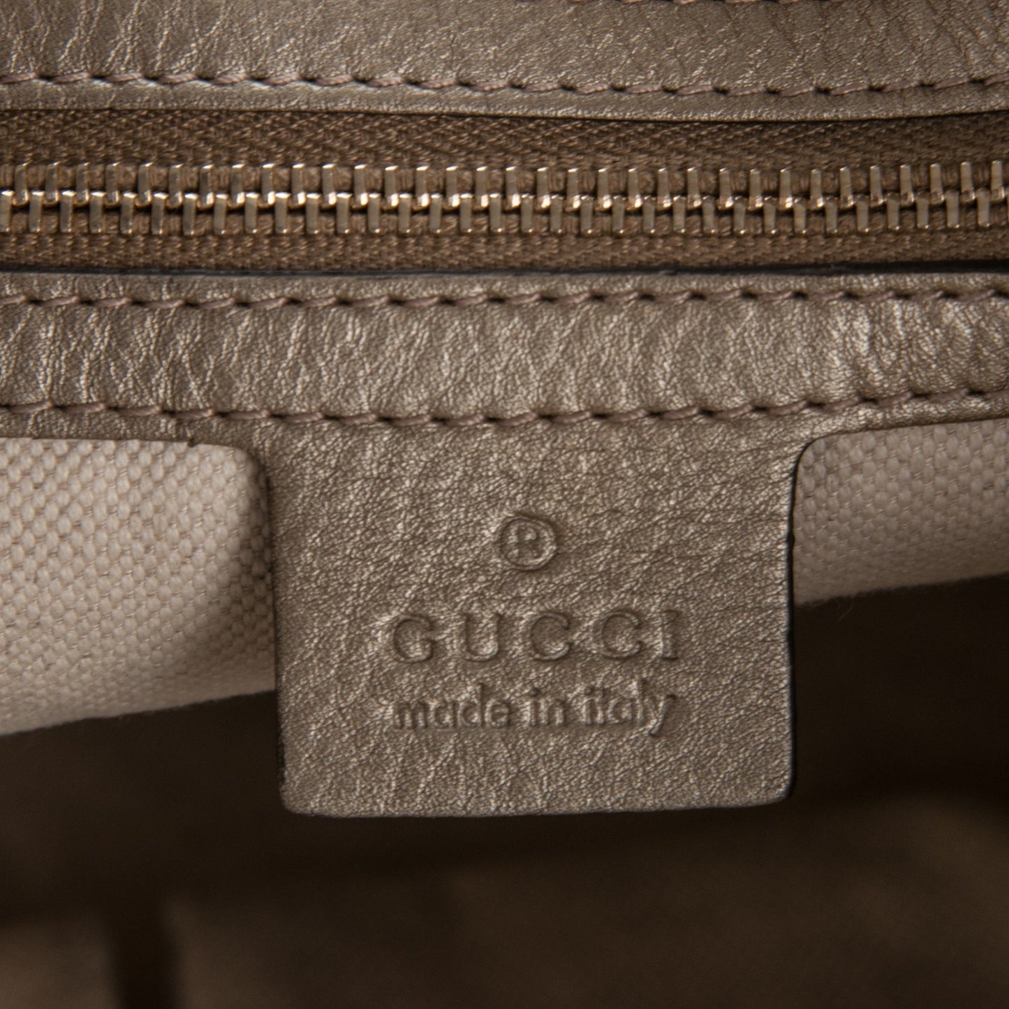 Monogram Medium Bella Hobo Gold