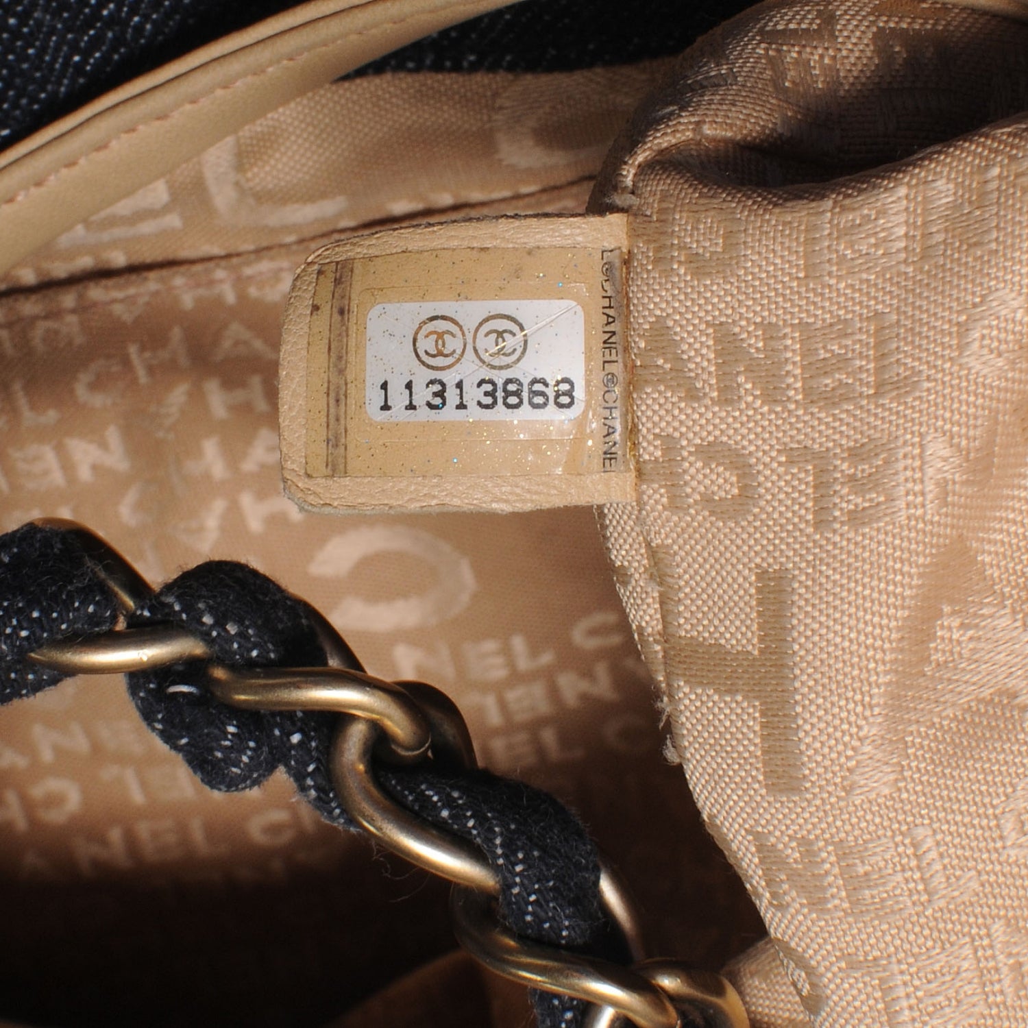 Chanel Denim XL Coco Cabas Tote 6 of 6
