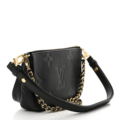 Louis Vuitton Empreinte Monogram Giant Multi Pochette Accessories Black 3 of 11