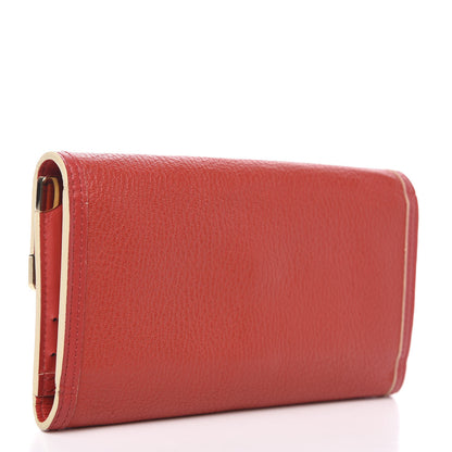 Louis Vuitton Suhali Porte Tresor International Wallet Geranium 2 of 9