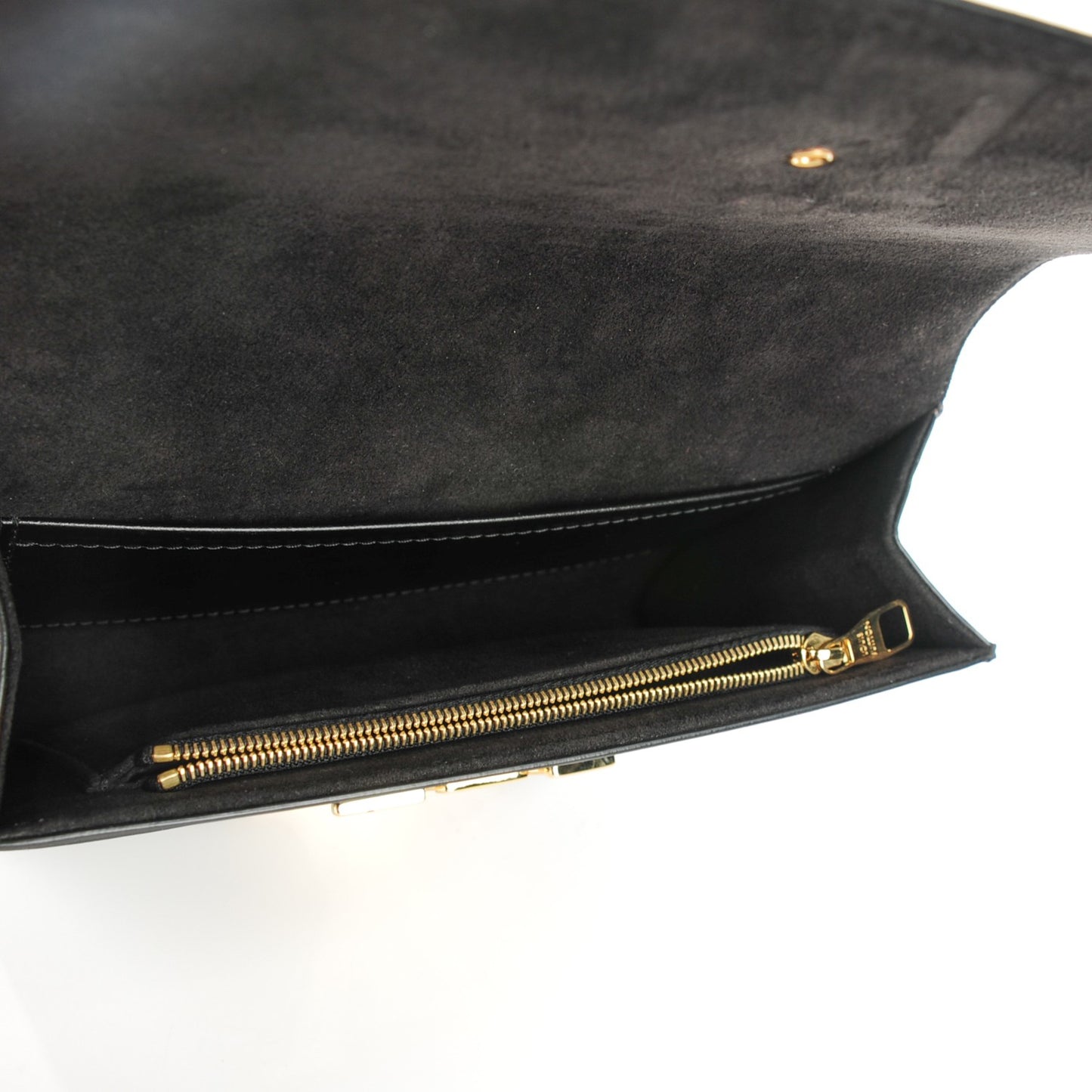 Calfskin Chain Louise MM Black