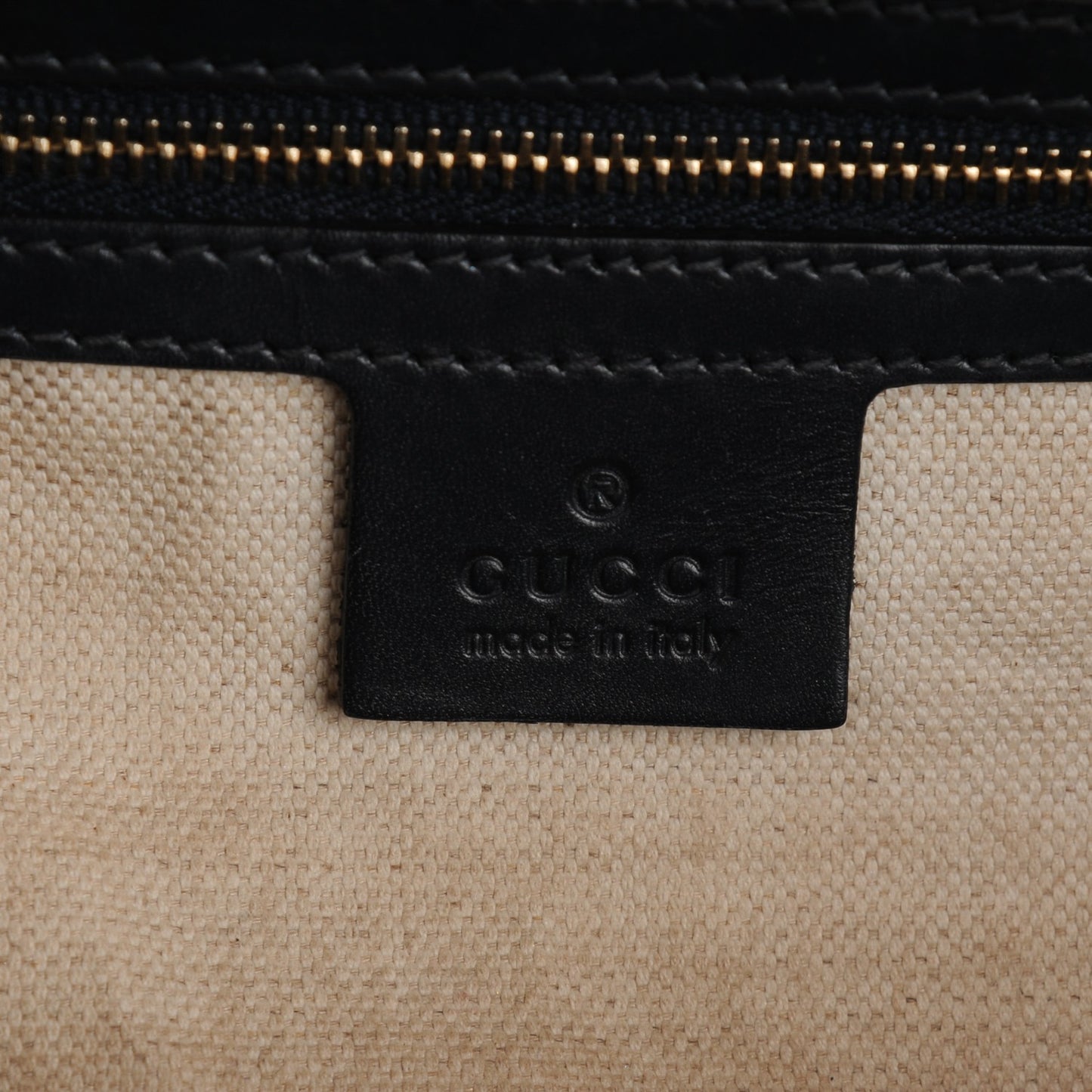 Monogram Selleria Calfskin Vintage Web Medium Boston Beige Blue
