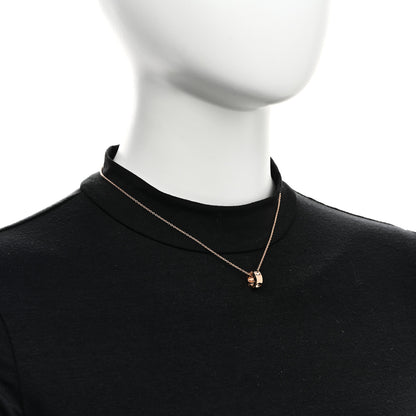 Louis Vuitton 18K Pink Gold Empreinte Pendant Necklace 2 of 6