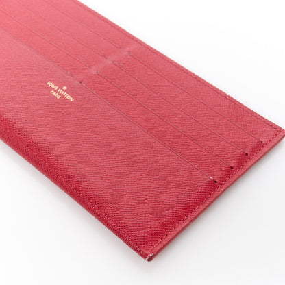 Louis Vuitton Calfskin Felicie Card Holder Insert Cherry 9 of 9