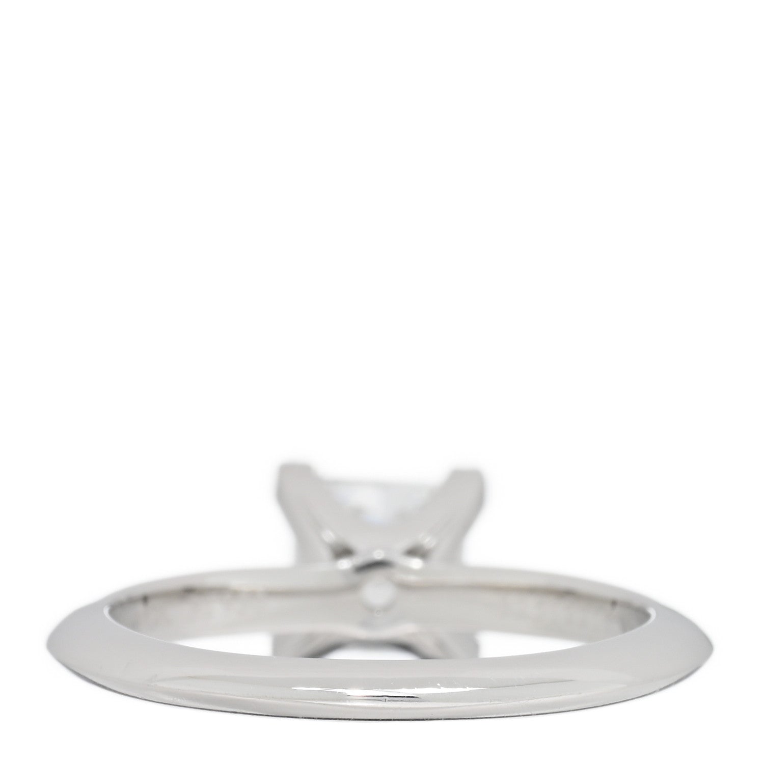 Tiffany Platinum Diamond 1.05ct Princess Solitaire Engagement Ring 50 5.5 3 of 5
