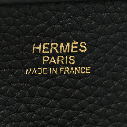Hermes Taurillon Clemence Evelyne III PM Black 6 of 8
