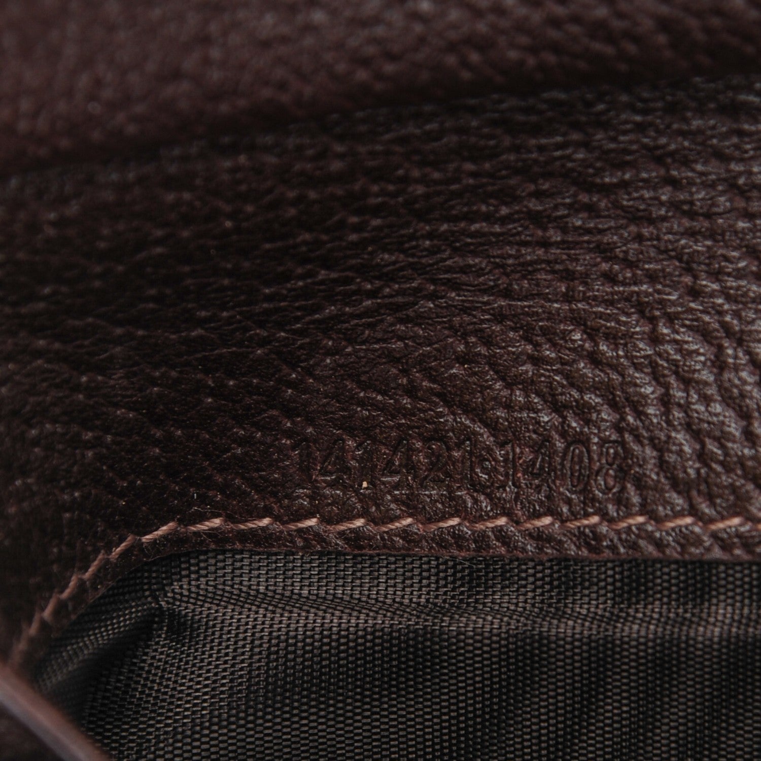 Gucci Monogram Abbey Compact Wallet Dark Brown 7 of 7
