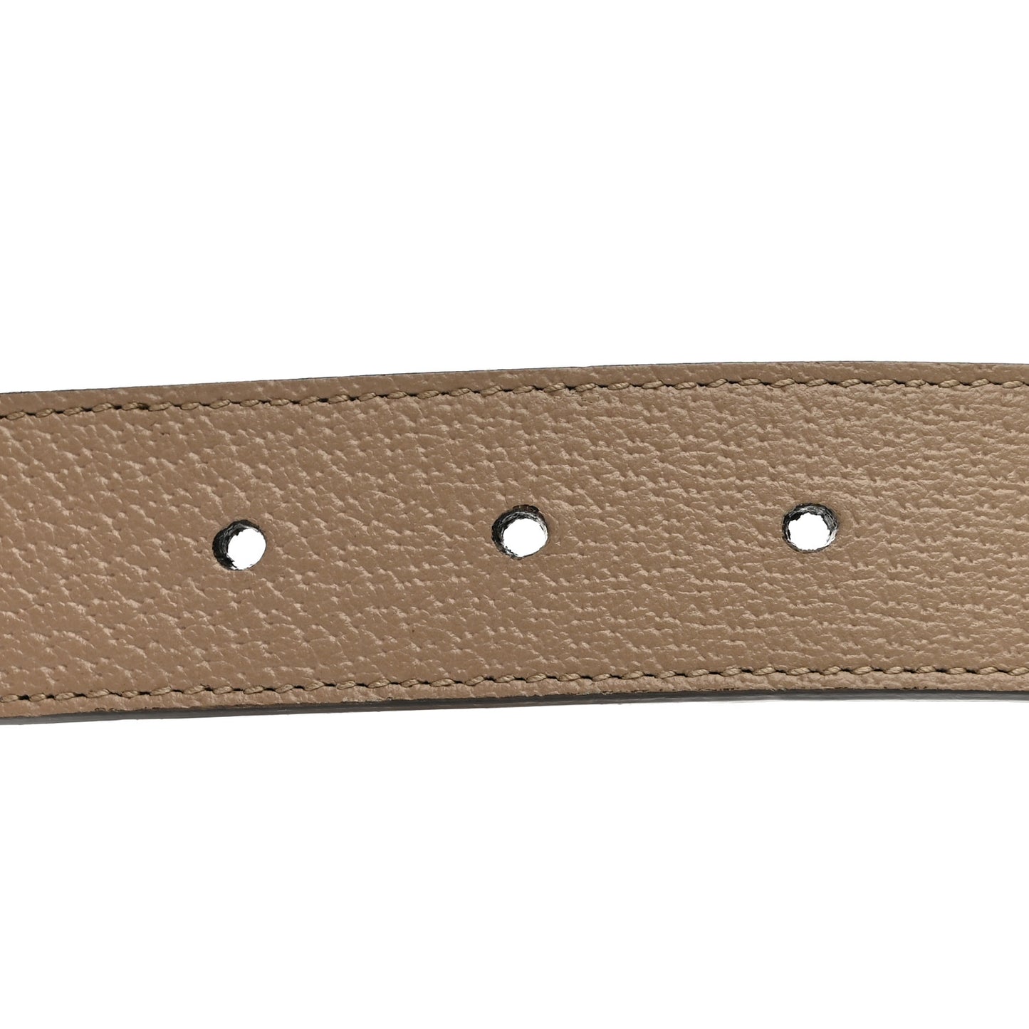GG Supreme Monogram Matte Plutone Calfskin Double G 40mm Belt 75 30 Beige Mystic White Oatmeal