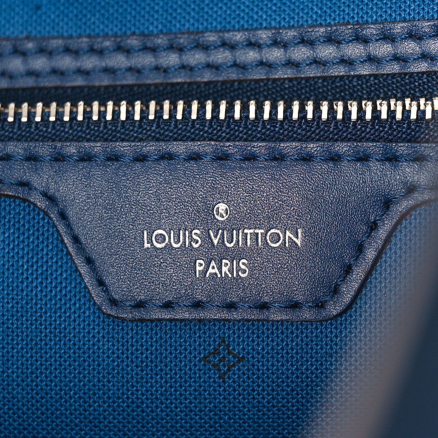 Louis Vuitton Monogram Escale Neverfull MM Blue 6 of 9