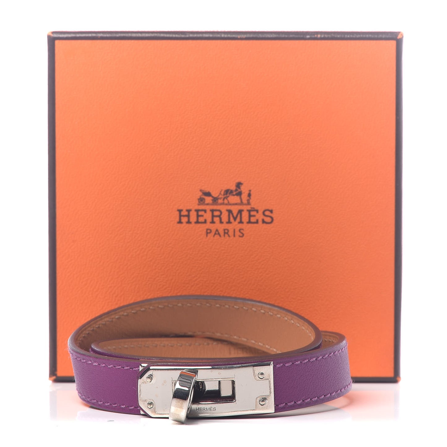 Swift Kelly Double Tour Bracelet M Cyclamen