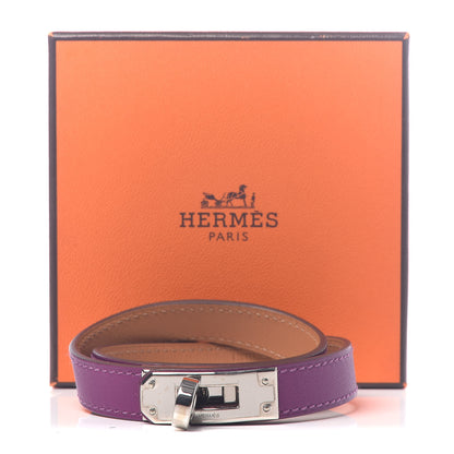 Hermes Swift Kelly Double Tour Bracelet M Cyclamen 8 of 8