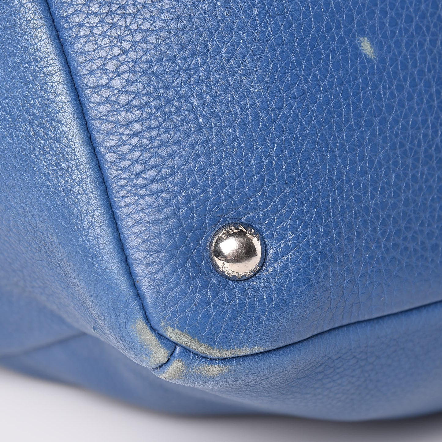 Cervo Deerskin Tote Blue