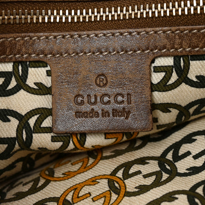Gucci Suede Medium Britt Tote Brown 6 of 10